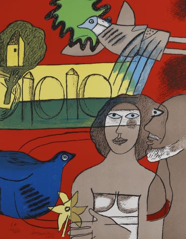Corneille (1922-2010) Les Amoureux de l'Isle Adam