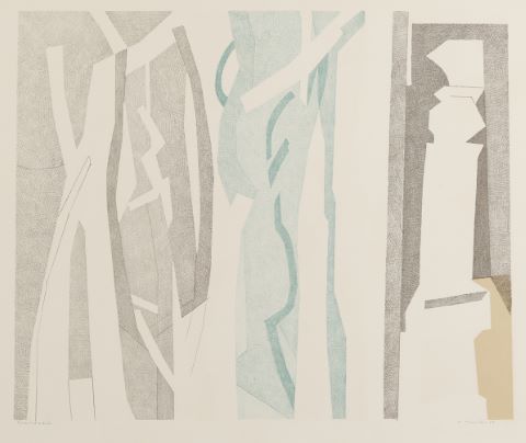 André Beaudin (1895-1979) Composition géométrique...