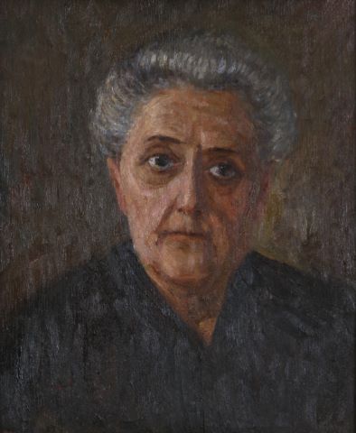 Basile Djoidjaze (1883-?) Portrait de vieille...
