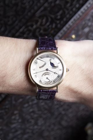 Breguet - (Réserve de Marche & Moon / or jaune...