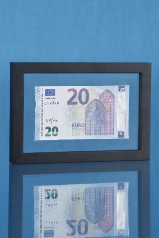 Anthony Lister (né en 1979) Faux billet de 20 €