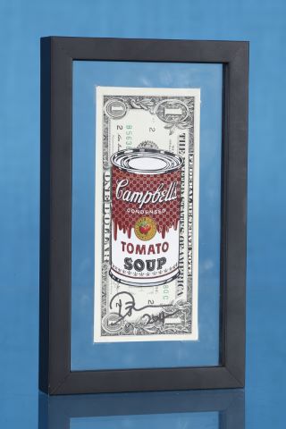 One dollar bill Campbell’s soup