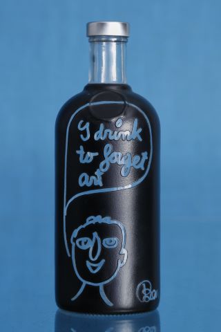 I drink to forget art