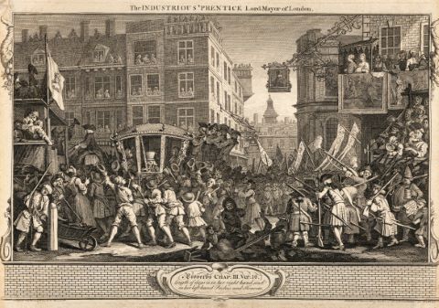 The Industrious ' Prentice Lord Mayor of London : Industry…