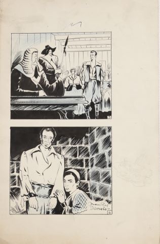 Ensemble de 6 planches d'illustration diverses