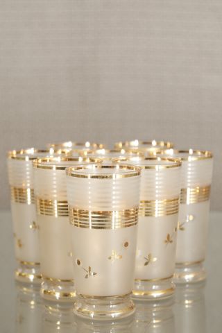 Service de 8 gobelets à orangeade