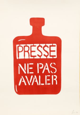 Atelier Populaire Presse ne pas avaler