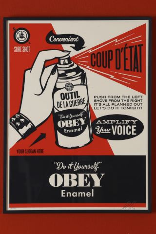 Shepard Fairey (né en 1970) Coup d'état