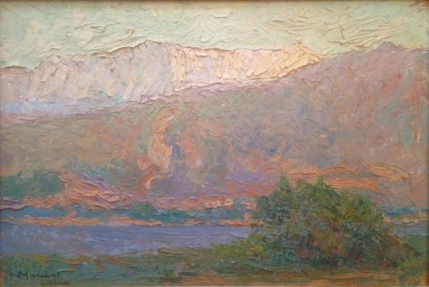 Constantin Maleas (1879-1928) Paysage du Liban
