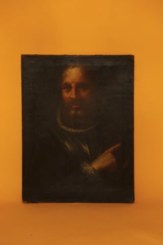 Ecole italienne du XVIIe siècle Portrait d'homme...