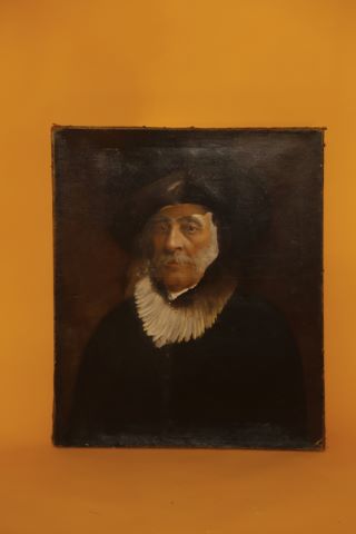 Ecole Hollandaise du XIXe siècle Portrait d'homme