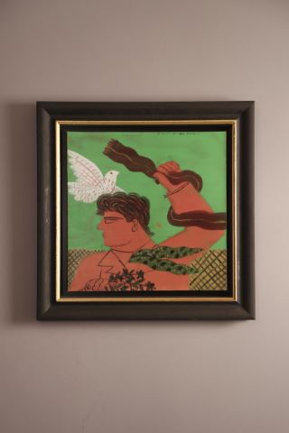 Alecos Fassianos (né en 1935) Le vent et son...
