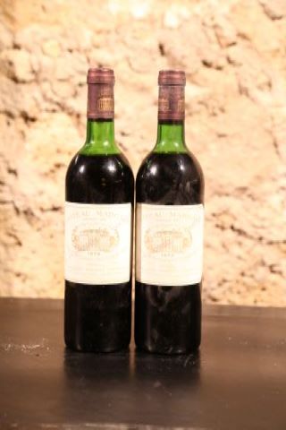 Château Margaux, Margaux 2 bouteilles 1976