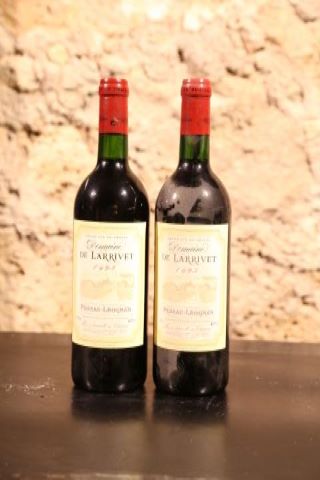 Domaine de Larrivet, Pessac-Léognan 2 bouteilles...