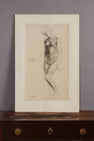 Étude de nu féminin en pied