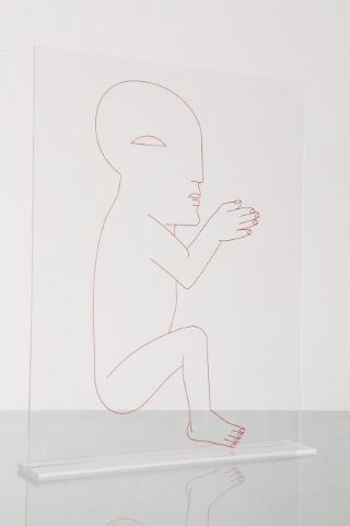 Horst Antes (né en 1936) Figur Embryo
