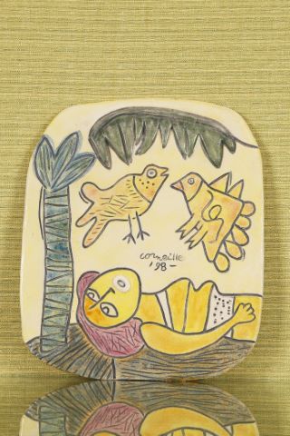 Corneille (1922-2010) Plaque murale 45