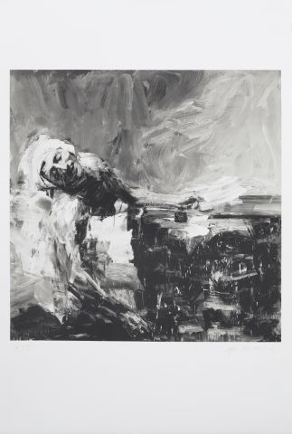 Yan Pei Ming (né en 1960) Marat - Planche tirée...