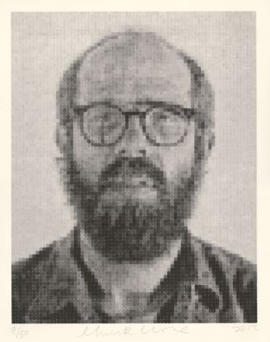 Chuck Close (né en 1940) Selfportrait