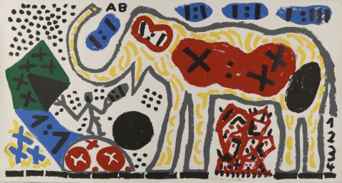 A. R. Penck (1939-2017) Éléphant