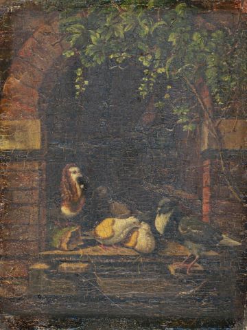 Dans le goût du XIXe siècle Oiseaux sur un balcon