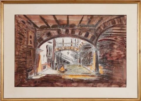 Alexandre Trauner (1906-1993) Projet de décor...