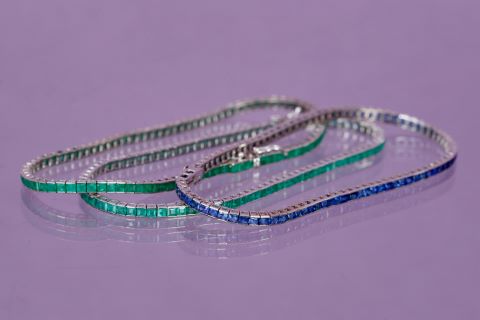 3 bracelets lignes articulés