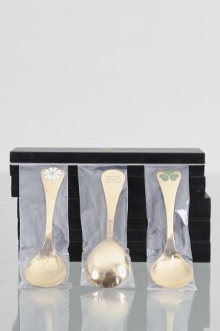 Georg Jensen (XXe siècle) 8 cuillères