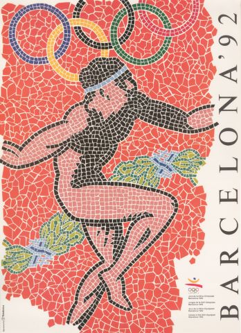 Environ 21 affiches pour les J.O. de Barcelone