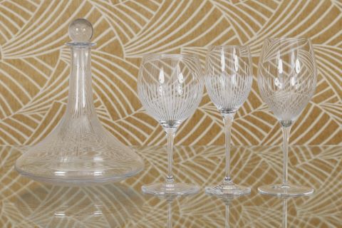 Service de 36 verres + 1 carafe
