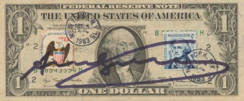 One dollar bill