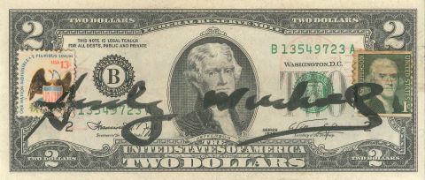 Two dollars bill, Thomas Jefferson