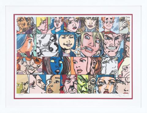 Erró (né en 1932) Faces