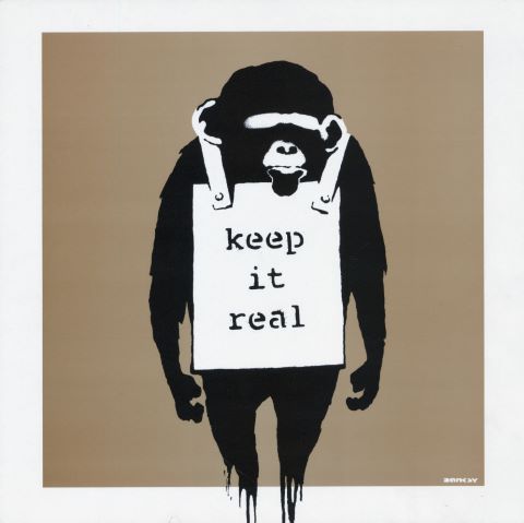 D’après Banksy Keep it real