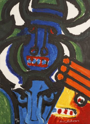 Bengt Lindström (1925-2008) Le Taureau crétois...