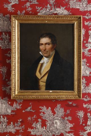 Ecole française du XIXe siècle Portrait d'homme...