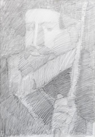 Constantin Macris (1917-1984) Étude d’après Frans...