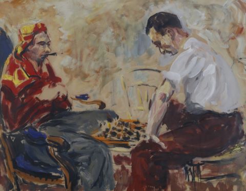 Jean-François Lavelle (1914-1952) Les Joueurs...