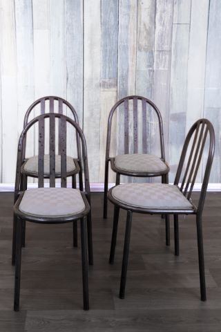 Robert Mallet-Stevens (1886-1945) 4 chaises...