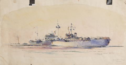 Claude le Baube (1919-2007) Le Barfleur...
