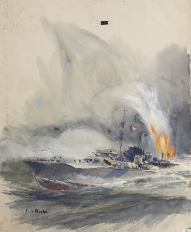 Claude le Baube (1919-2007) Vedette rapide