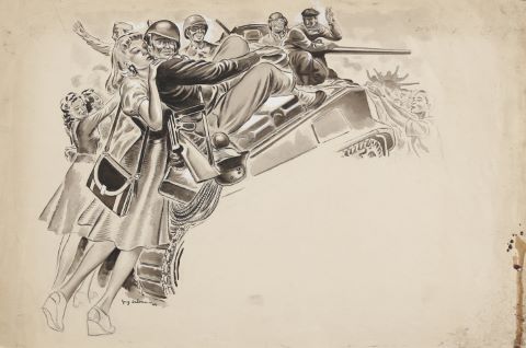 Scène de la Libération