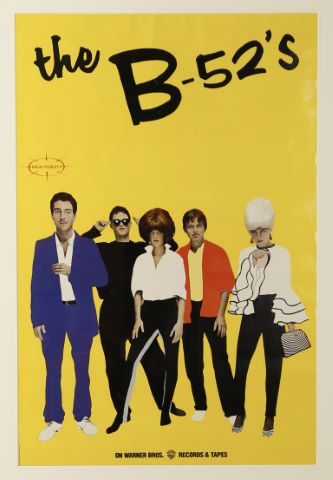 Affiche du groupe B-52's