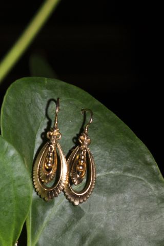 Paire de boucles d’oreilles pendantes