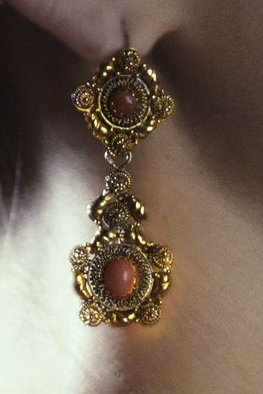 Paire de boucles d’oreilles pendantes