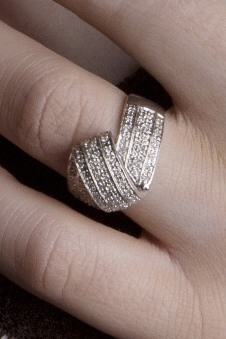 Bague lien enroulé