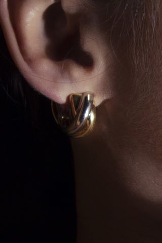 Cartier Paire de boucles d'oreilles créoles...