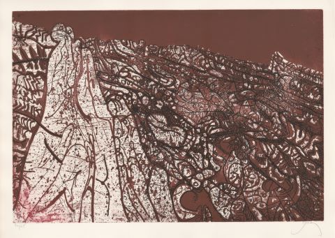 Mario Prassinos (1916-1985) Alpilles, brunes