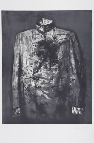 Yan Pei Ming (né en 1960) Tunique, planche tirée...