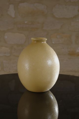 Grand vase ovale à col